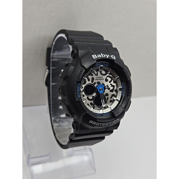 Casio Baby-G BA-120LP-1A Leopard Dial Black Womens Ana Digi Watch New Battery main image 8